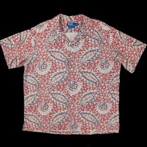 Polo by Ralph Lauren Red and White Casual Button Down Shirt